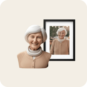 3D Customized - Personalized Portraits (3D Custom Figurine)