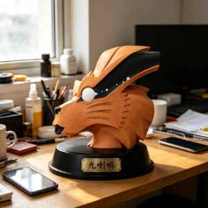 abstract and humorous anime character model 3