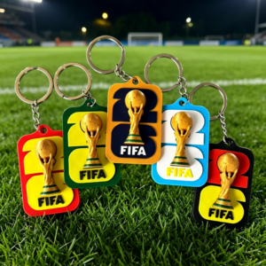 world cup keychains (set of 5)